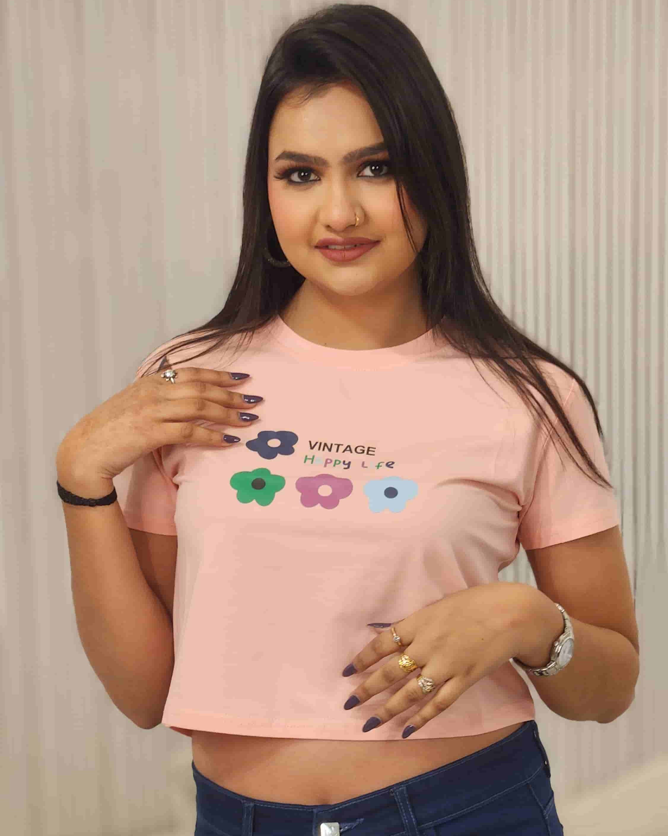 Printed Crop Top