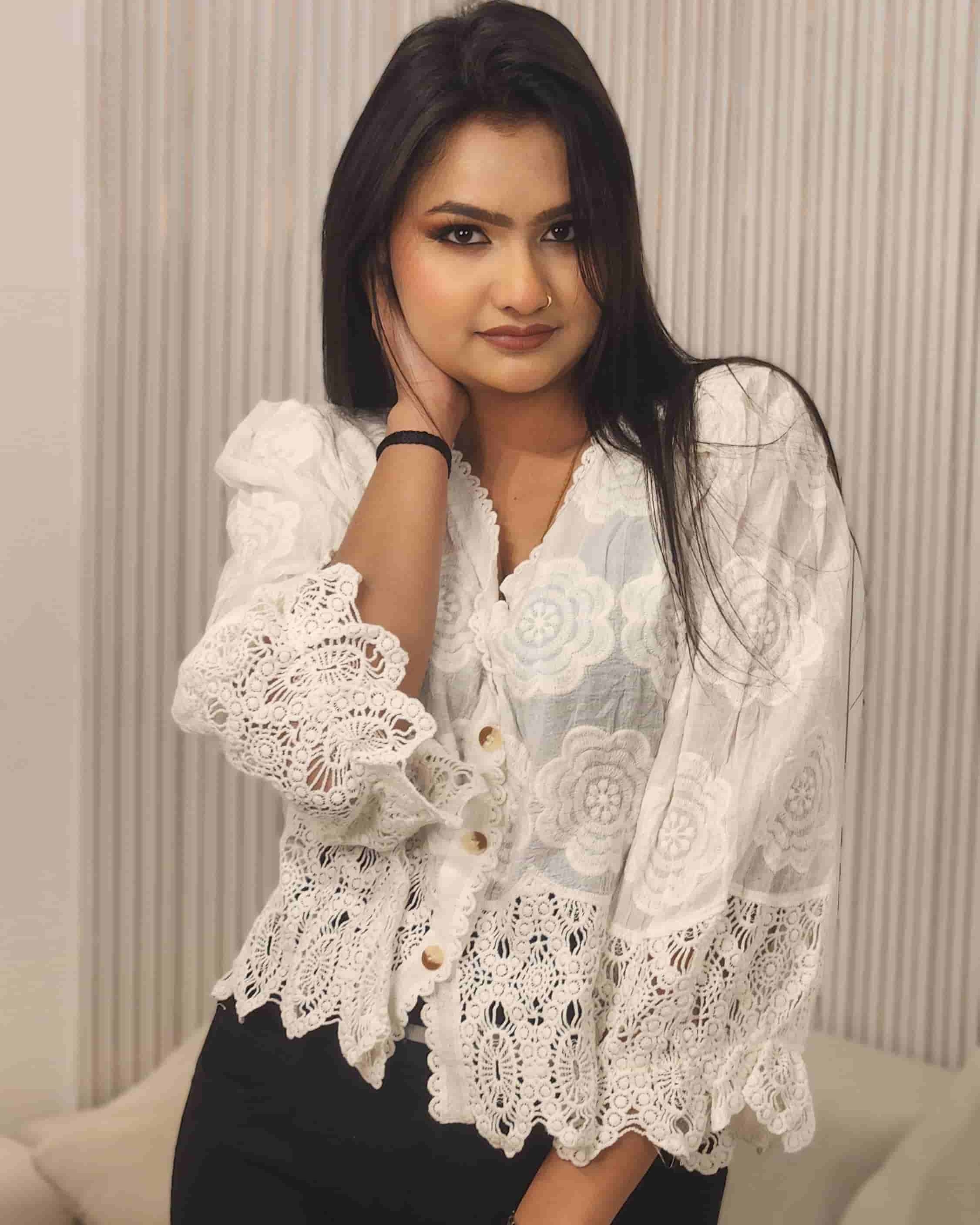 Mesh Floral Shirt