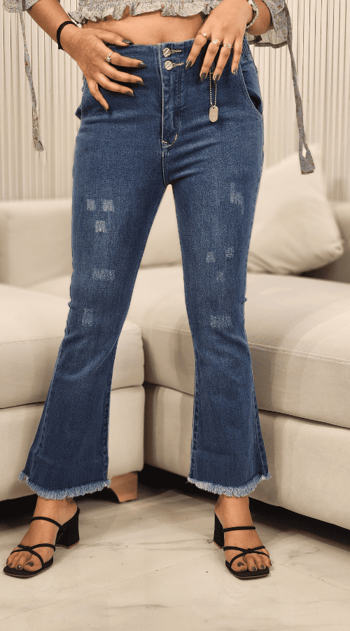 High Rise Bootcut Jeans
