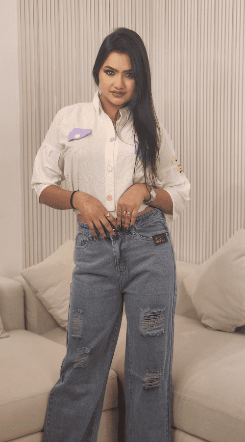 High Rise Distressed