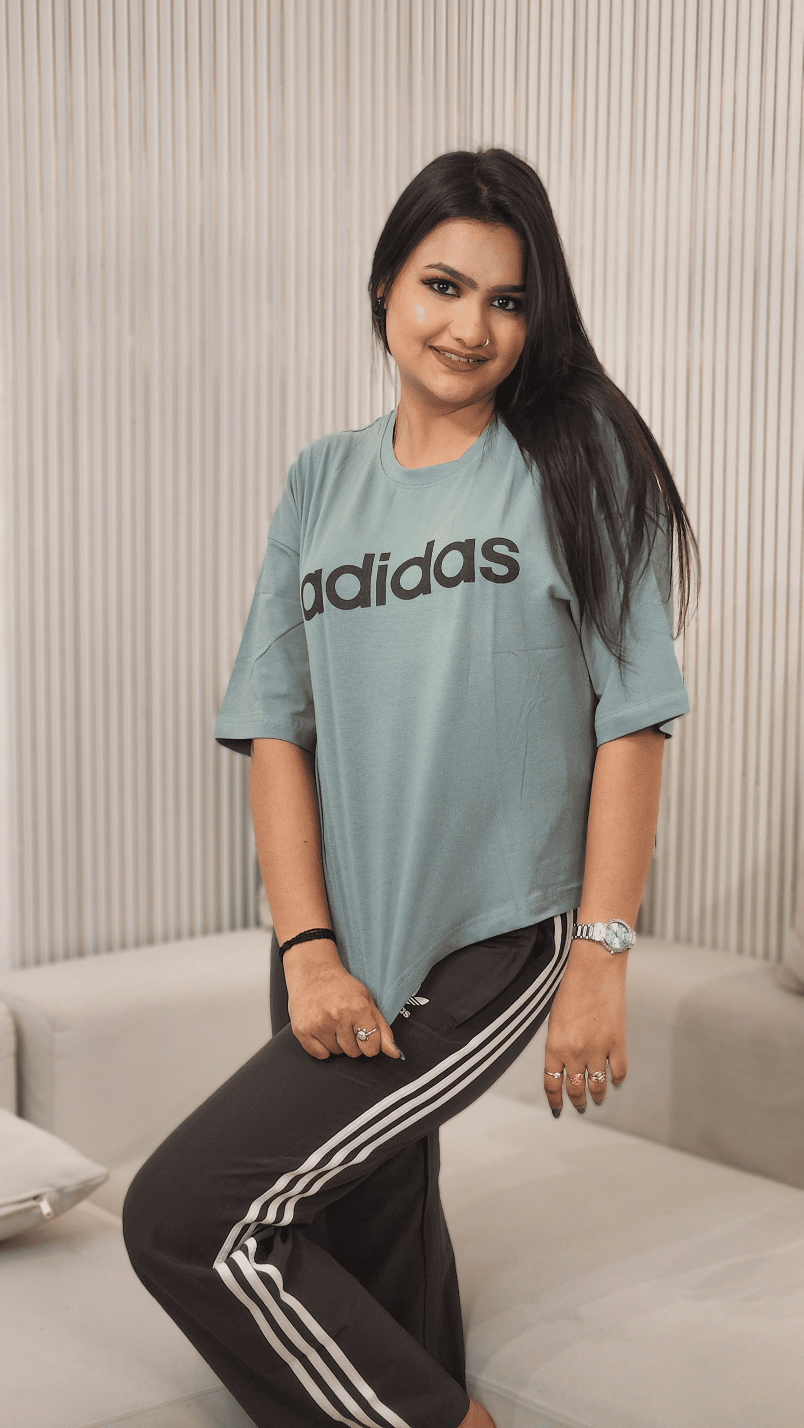 Women Graphic Adidas Printed T-shirt