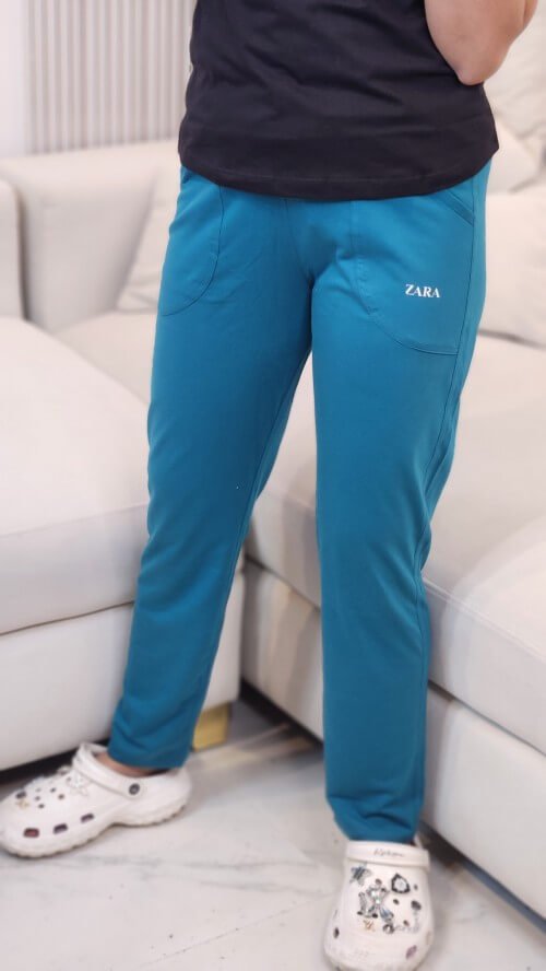 Women Plain Dry Fit t-shirt & Casual Cotton Slim Fit Track Pants