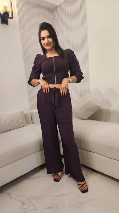 Fancy Co-Ord Set Knit top