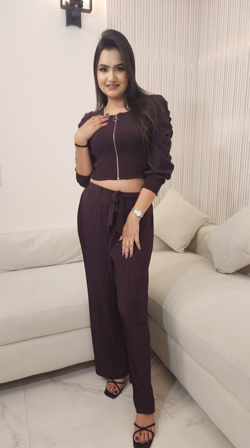 Fancy Co-Ord Set Knit top