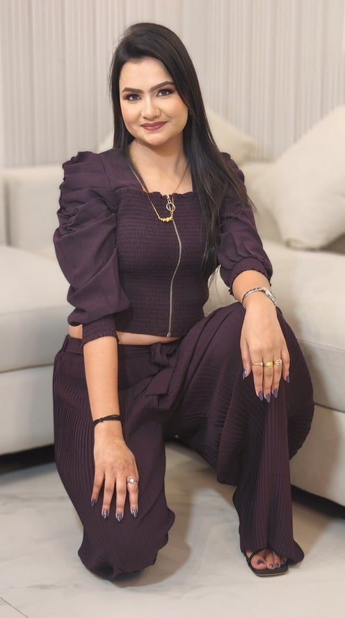 Fancy Co-Ord Set Knit top