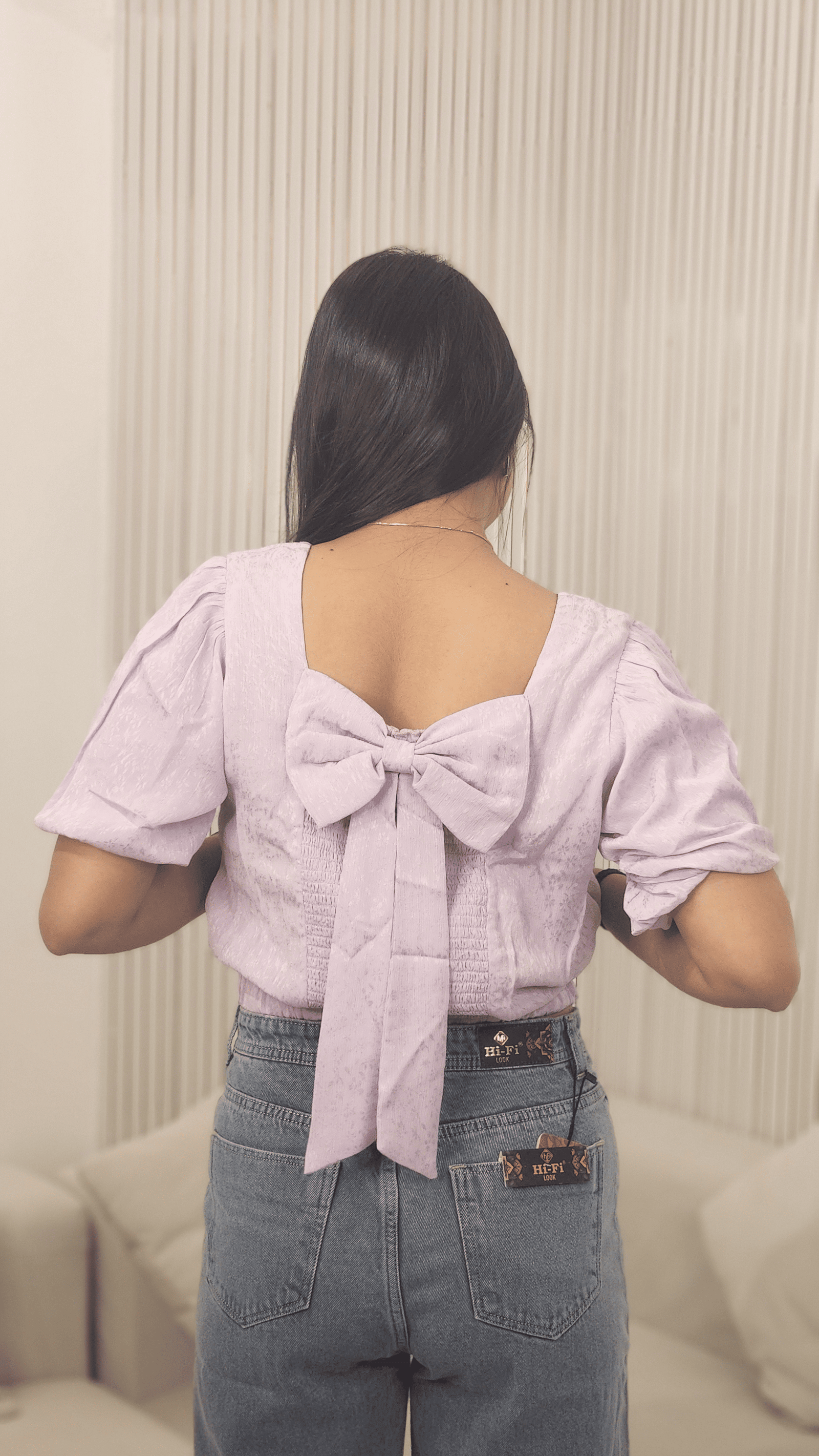 Women Solid Round Neck Crop Top