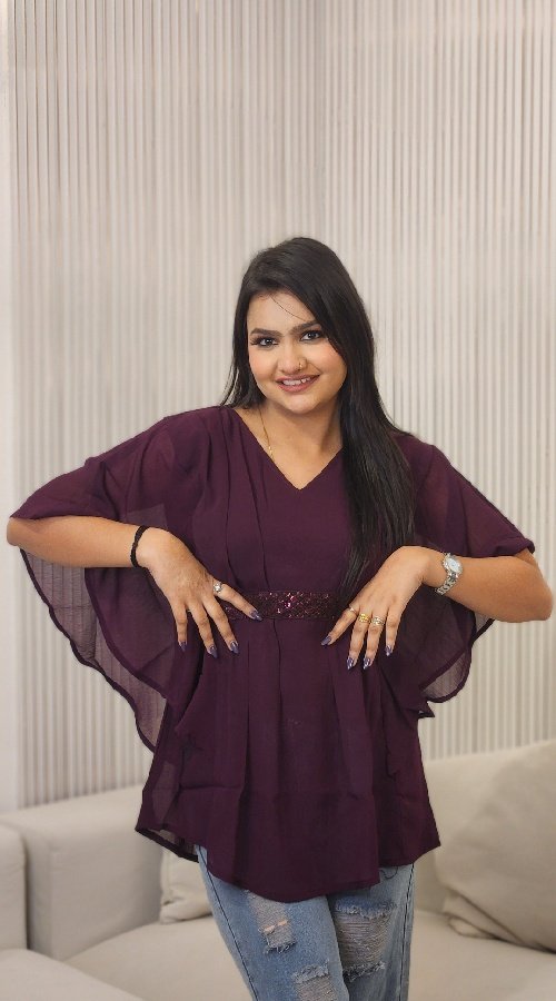 Stylish Georgette Kaftan Top