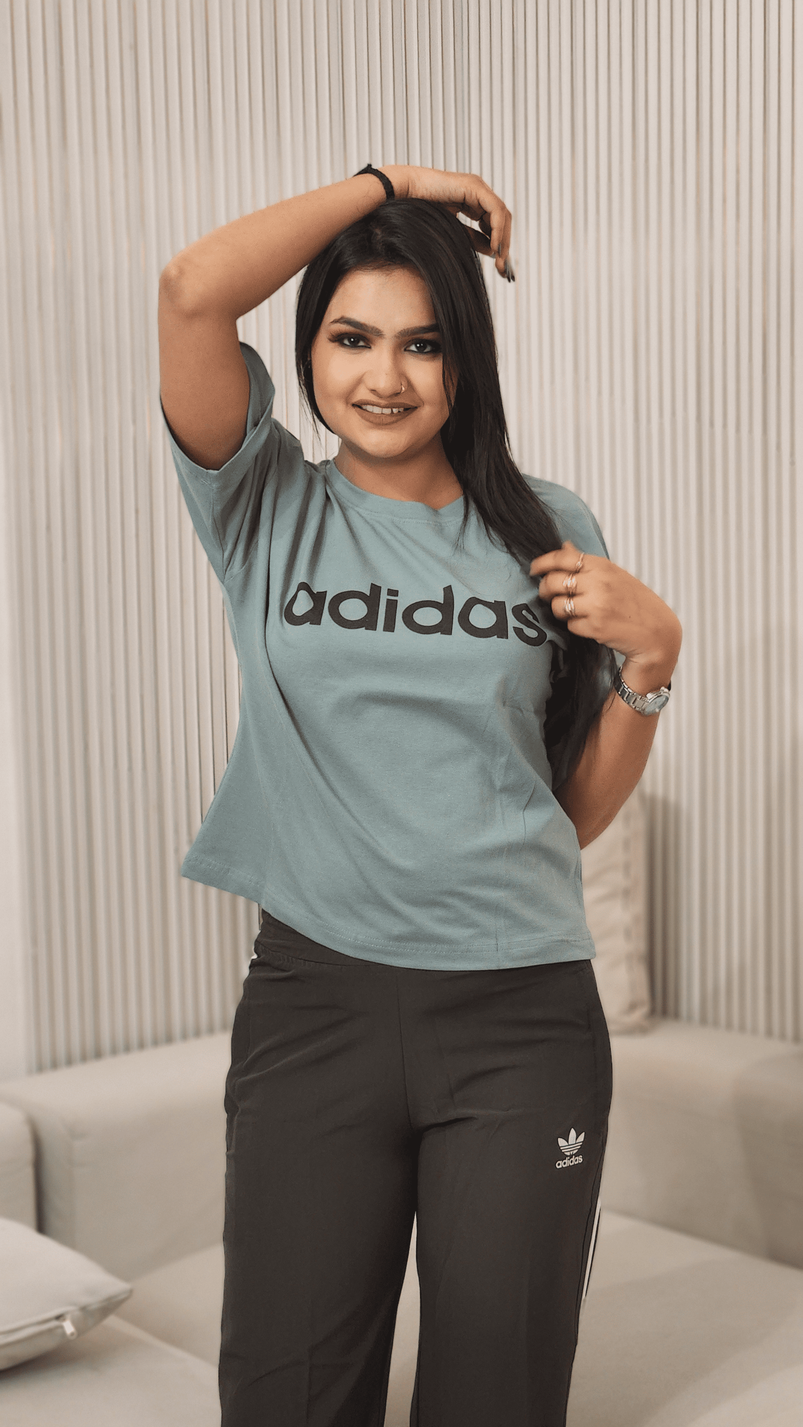 Women Graphic Adidas Printed T-shirt