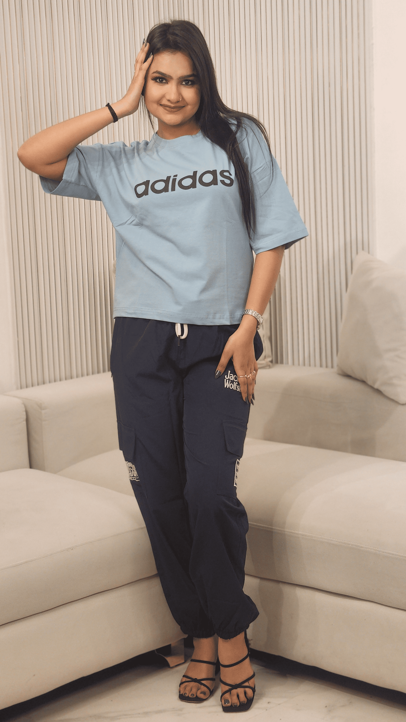 Women Graphic Adidas Printed T-shirt