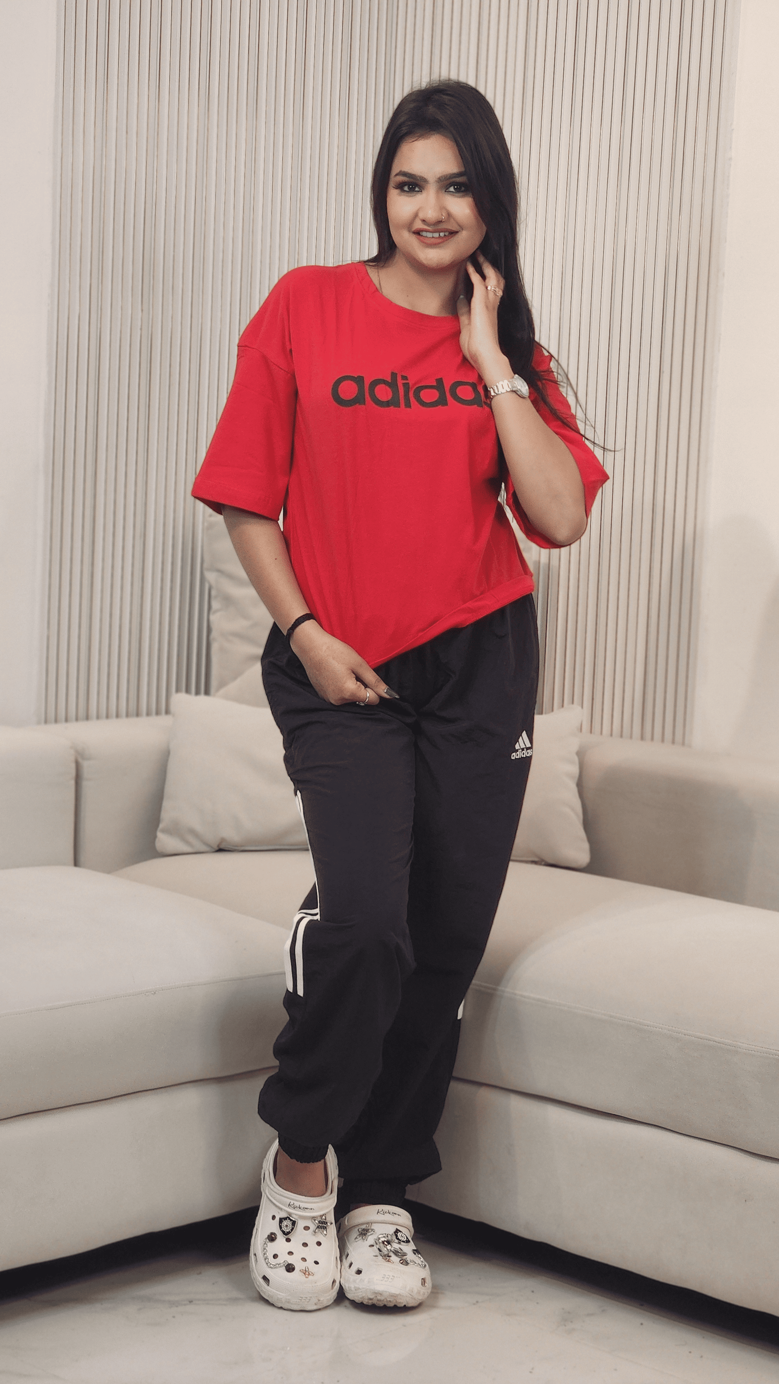 Women Graphic Adidas Printed T-shirt