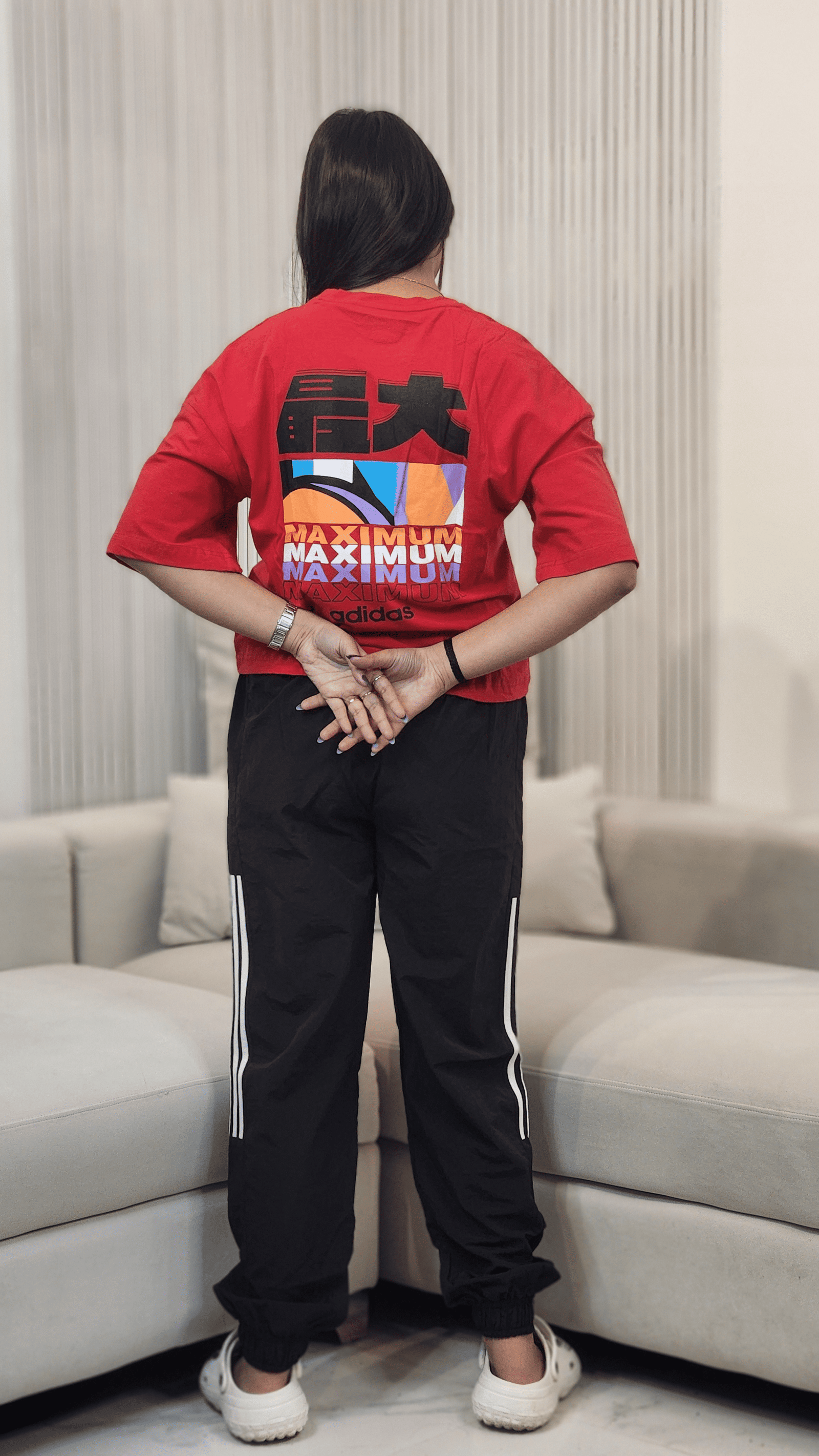 Women Graphic Adidas Printed T-shirt