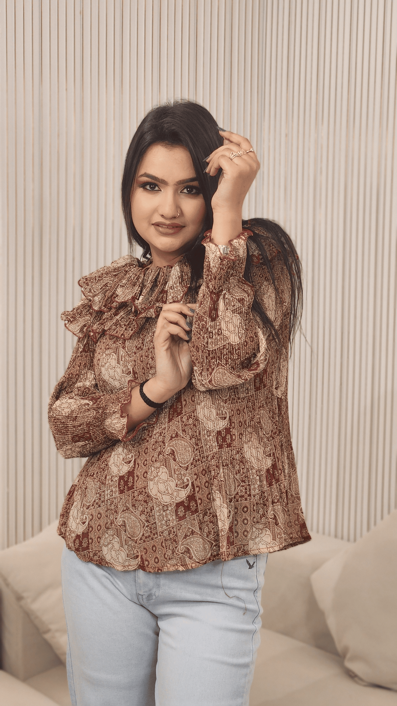 Floral Printed Regular Top