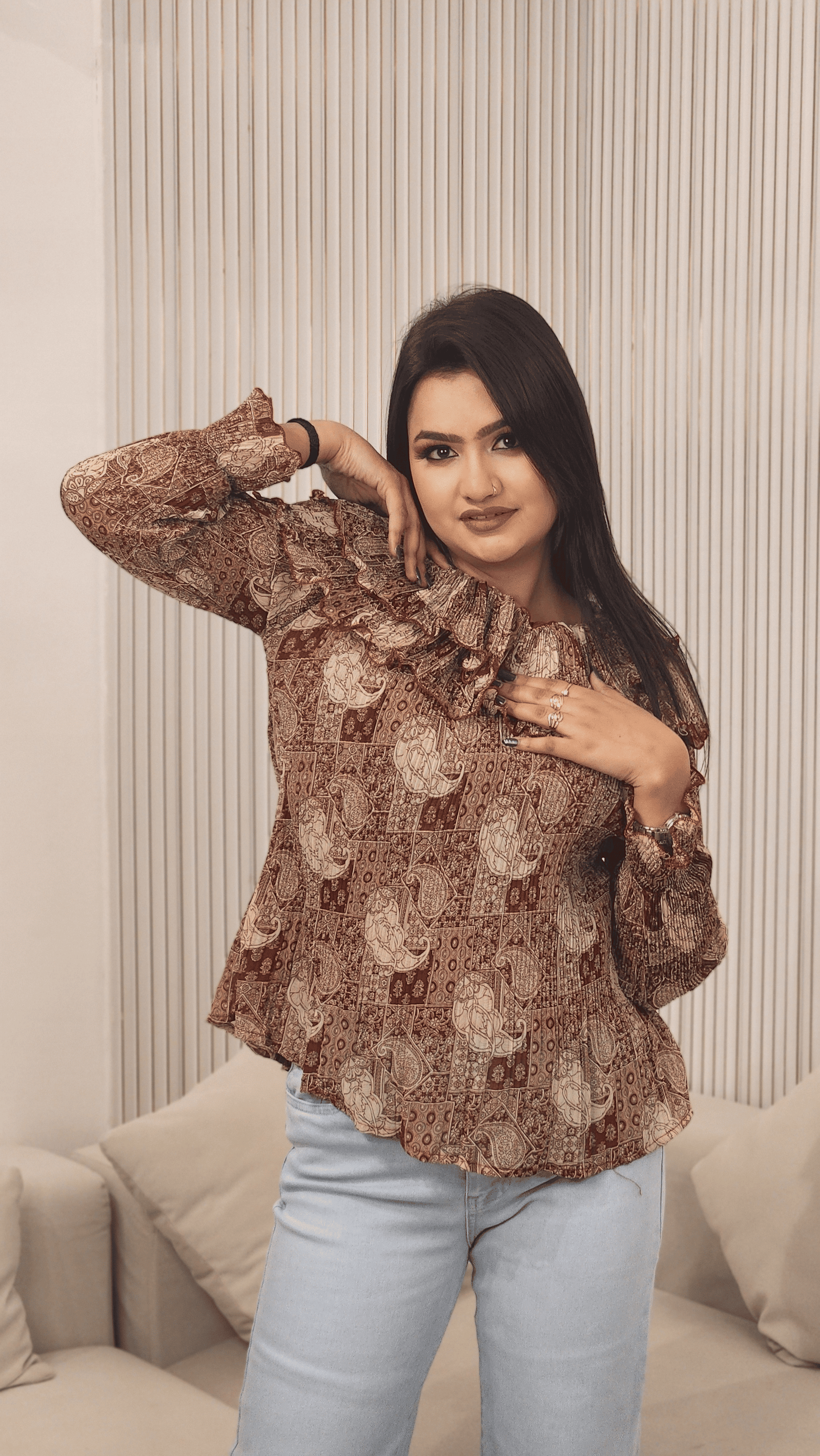 Floral Printed Regular Top