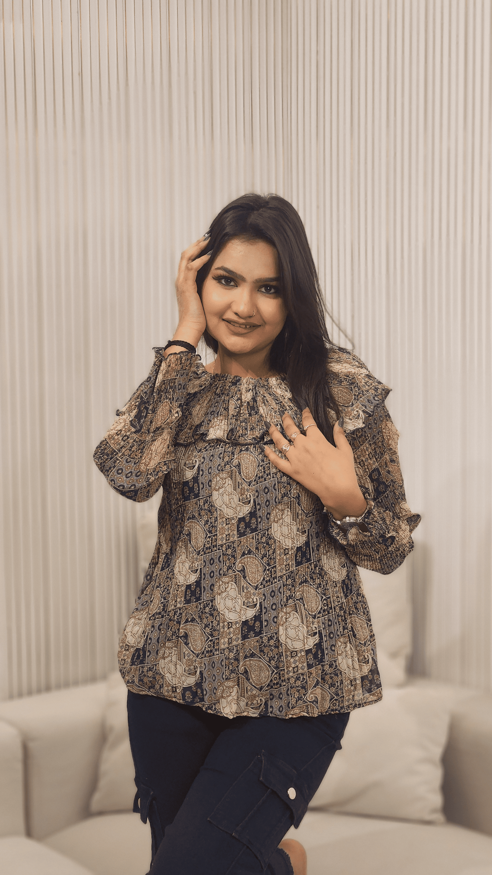 Floral Printed Regular Top