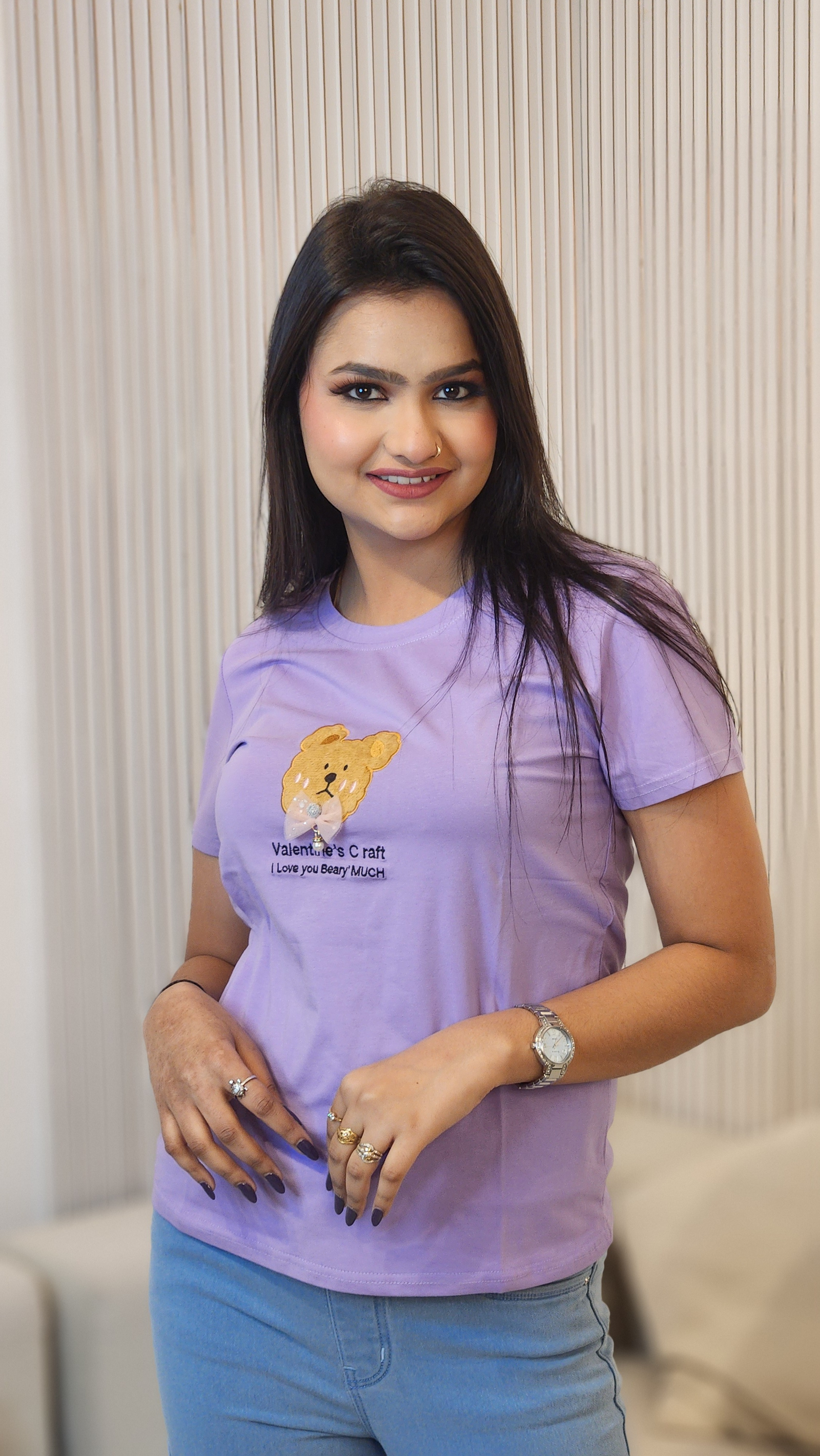 Typography Printed Top