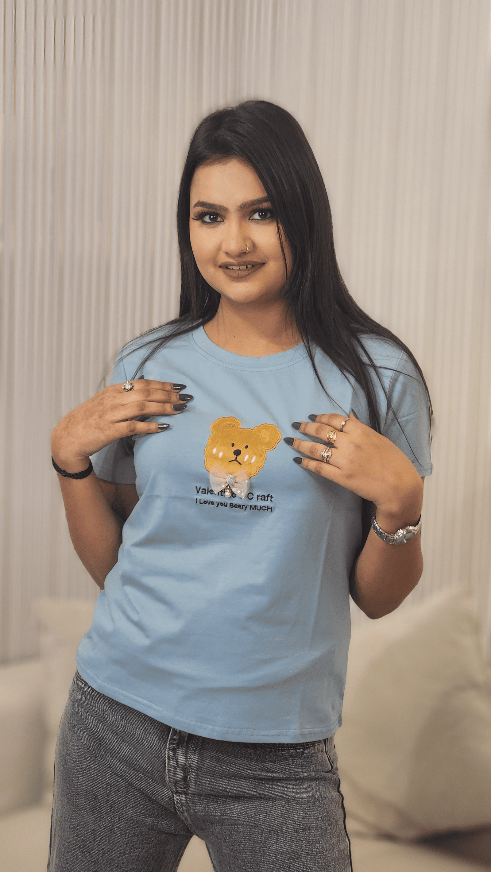 Typography Printed Top