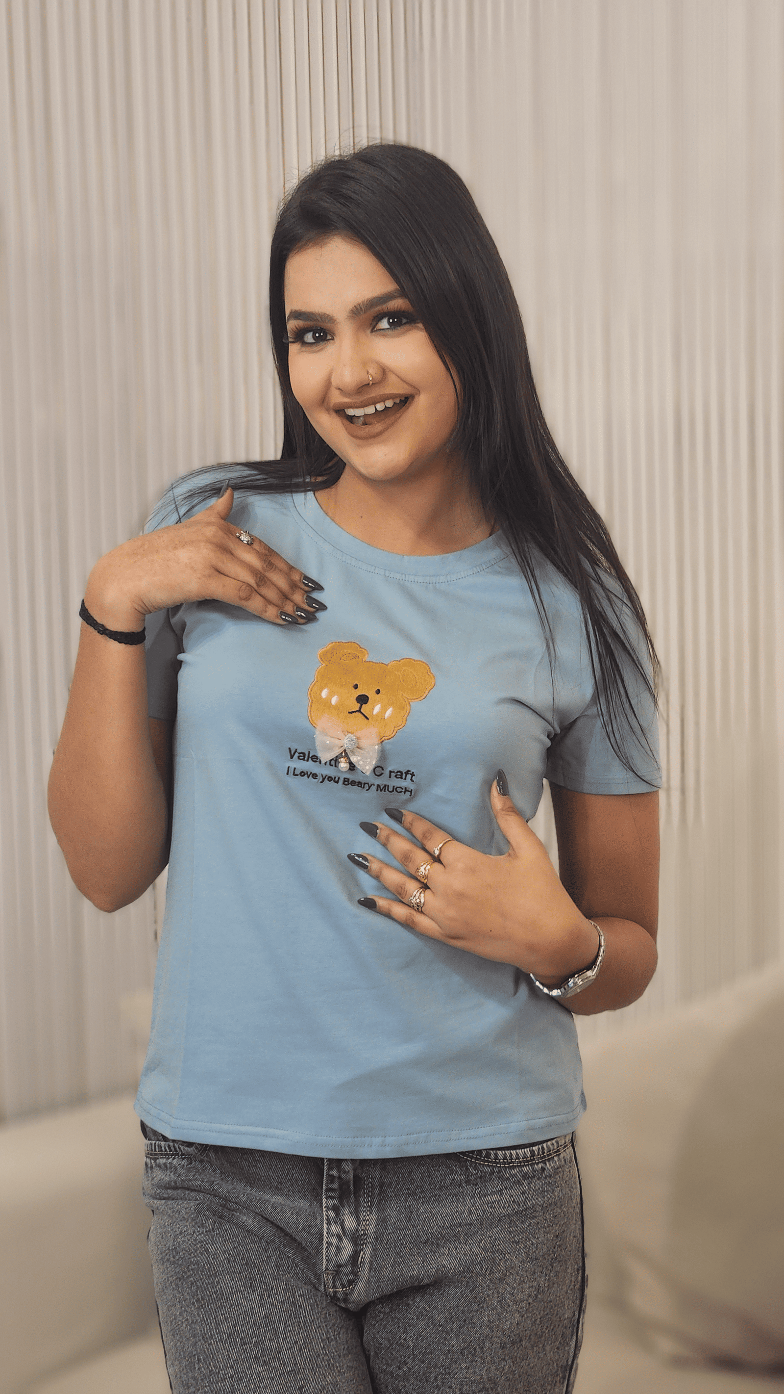 Typography Printed Top