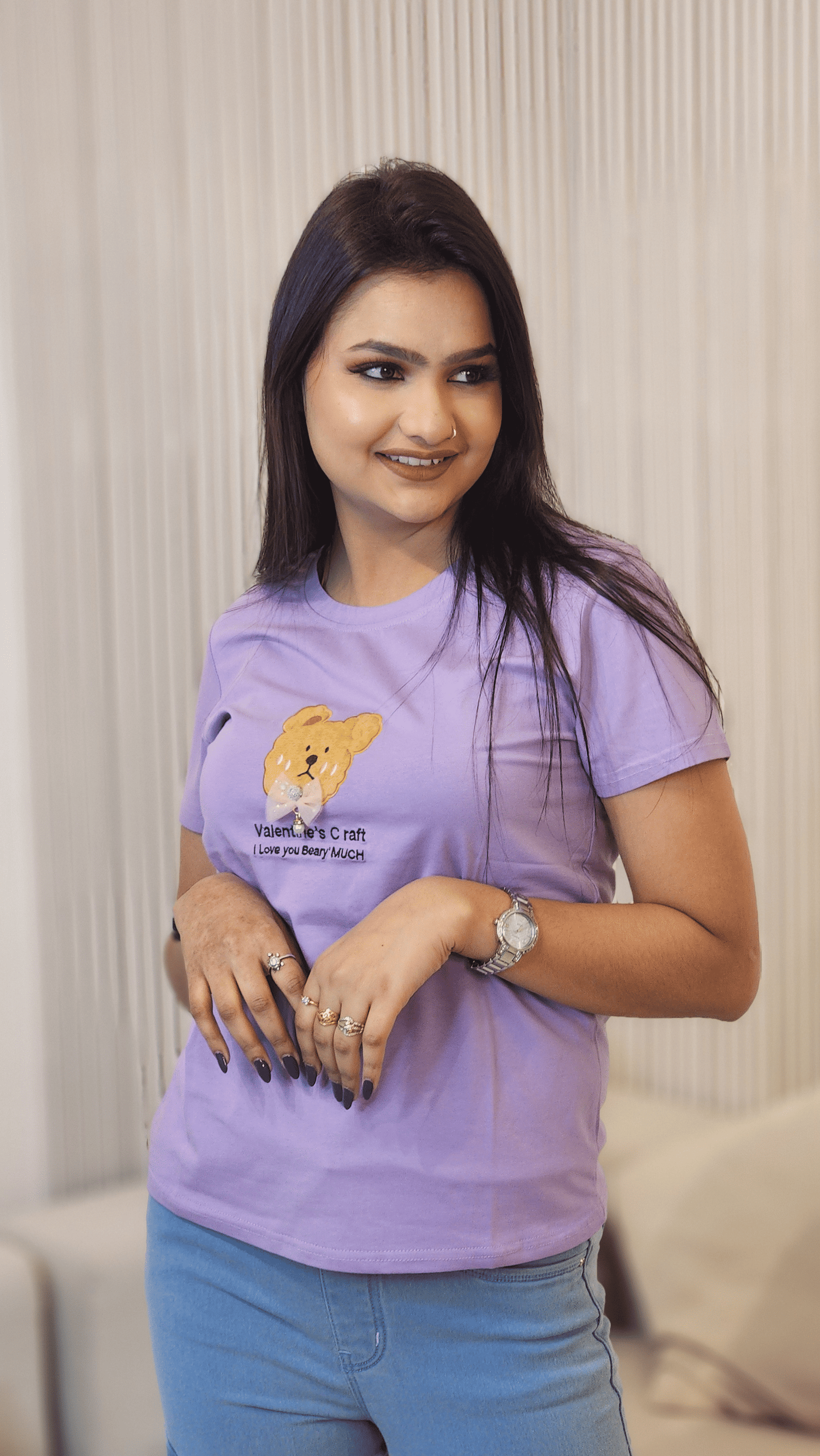 Typography Printed Top