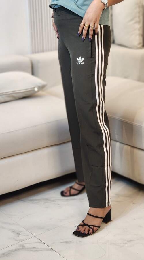 Women ADIDAS Striped Jogger Suit Set and T-shirt